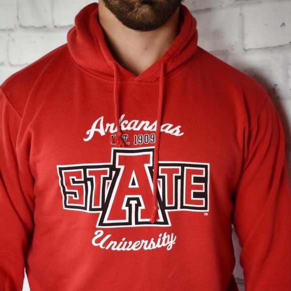 Vintage Arkansas State University Logo Hoodie - Picture 2 of 4